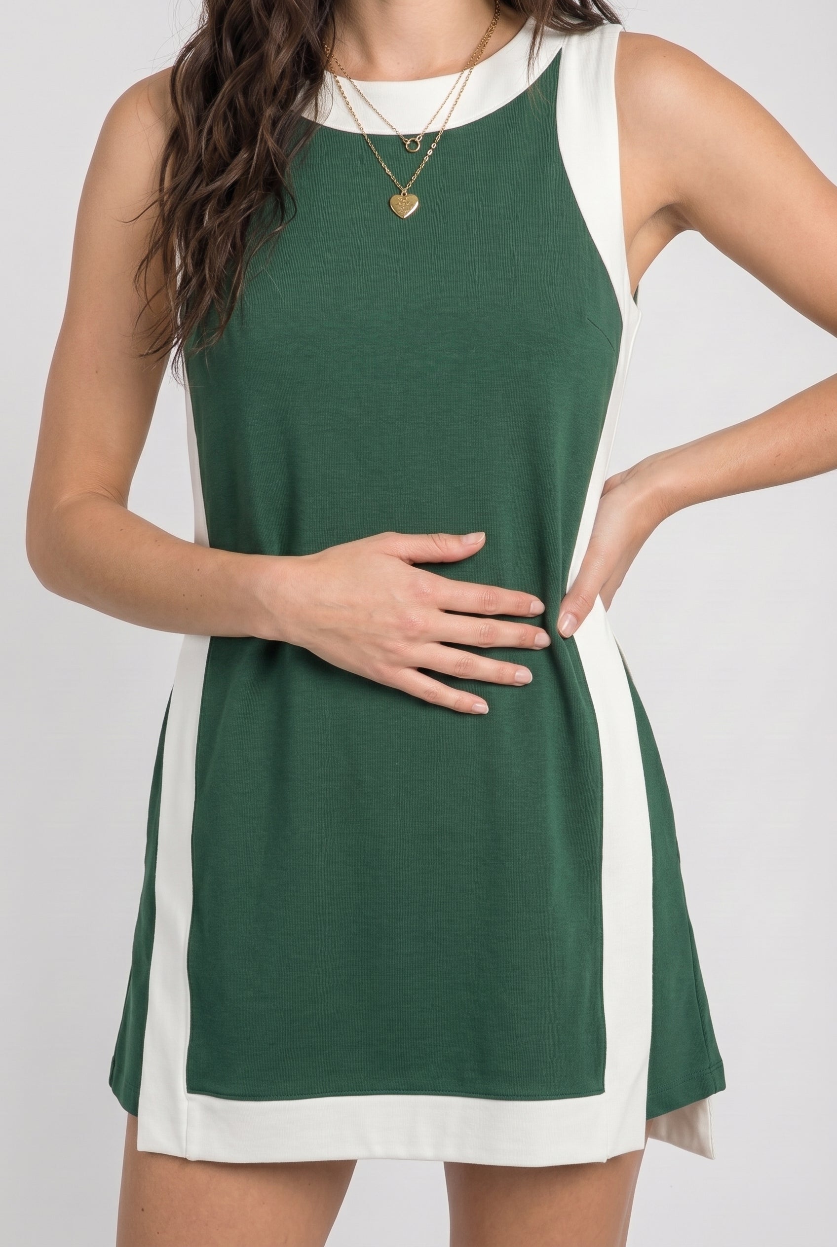 Two-Piece Open-Front Top & Shorts Set